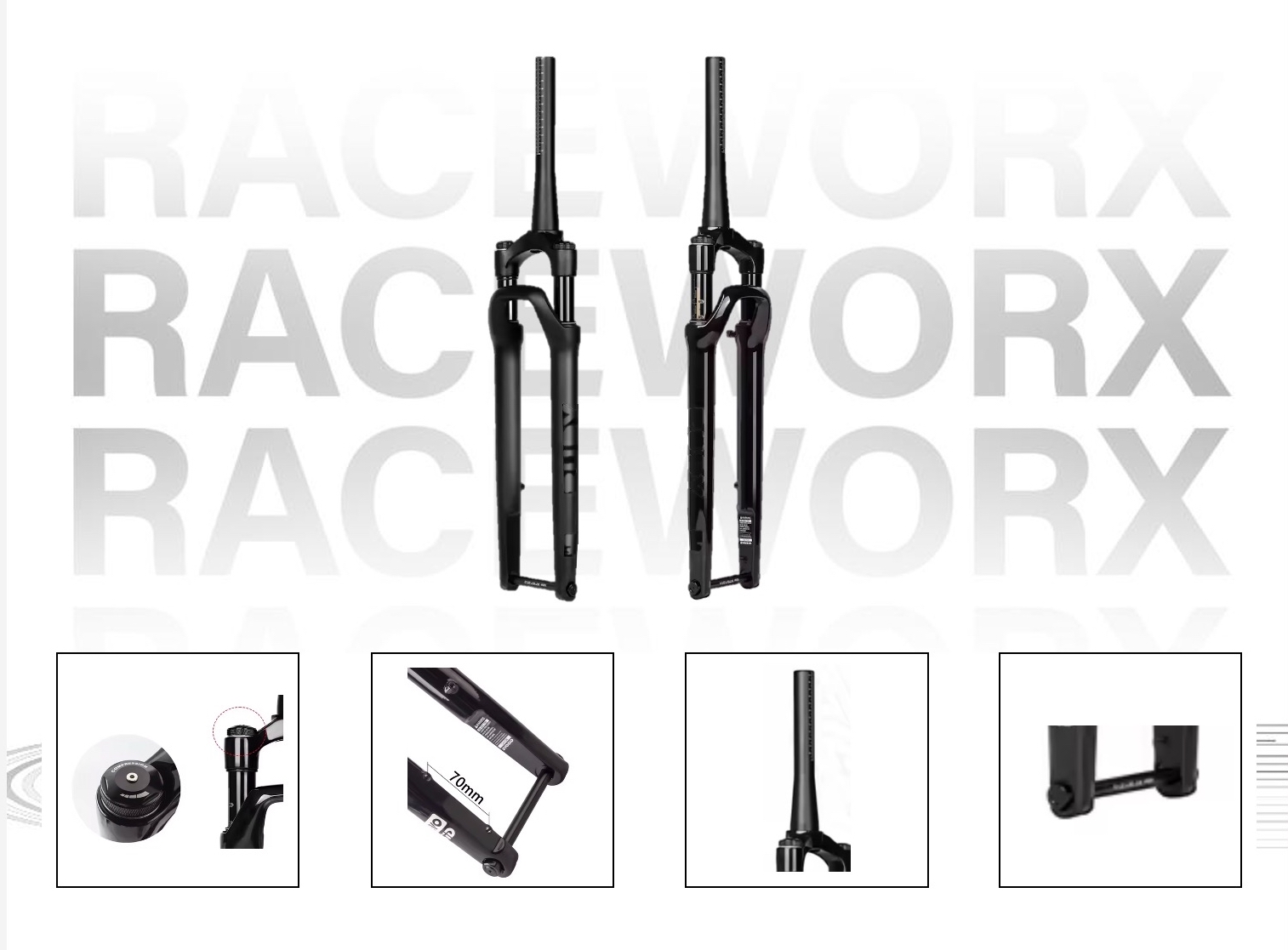 Gravel-Road Fork 50mm Travel