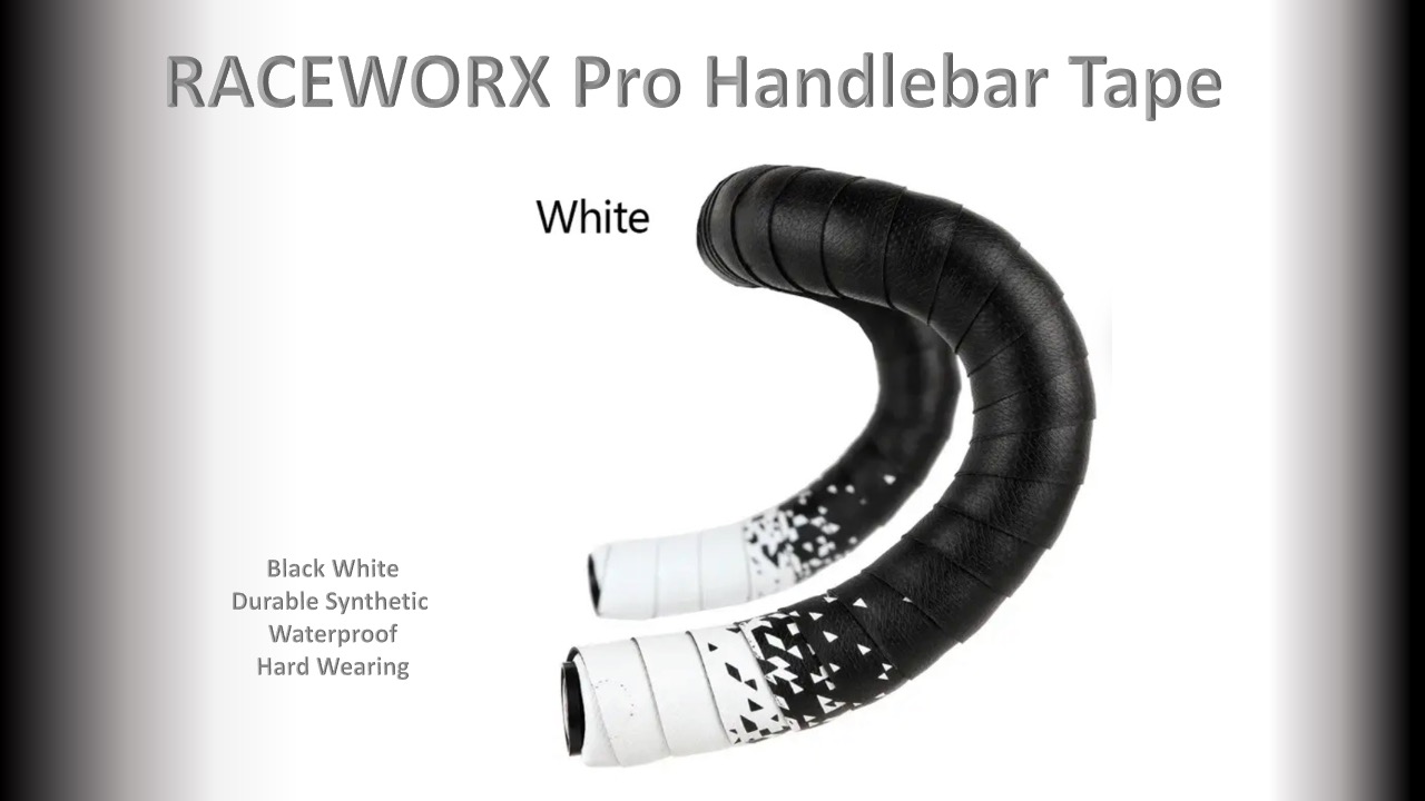 TAPE HANDLE BAR Road Bike Tape - White Tapered