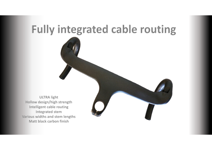 HANDLE BARs CARBON - Integrated Stem 400 Width x 90mm Reach