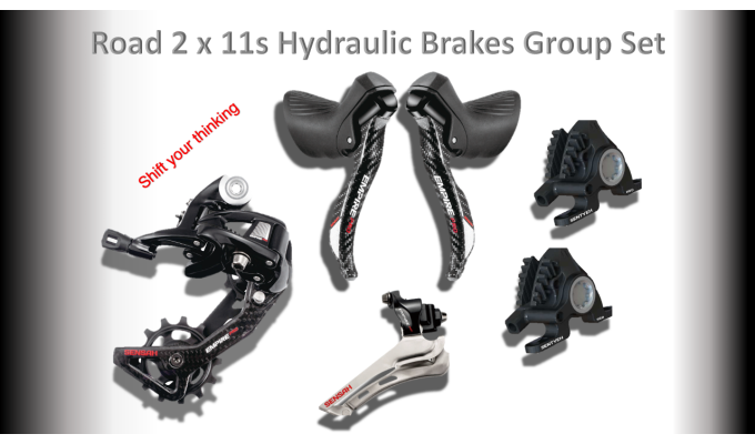 SENTYEH Empire Road HRD Group Set 2x11s