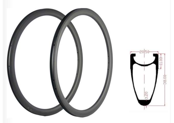 RIM Aluminium 700c 38mm Rim Brake