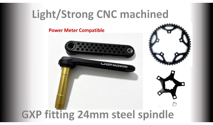 CRANK SET Road  bike 165mm, 24mm Spindle