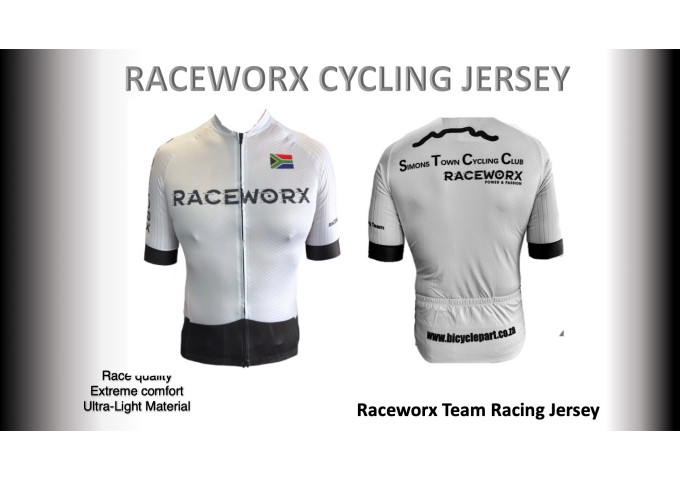 CYCLING JERSEY RACEWORX Team White
