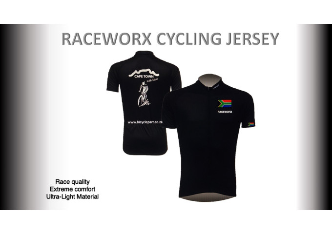 CYCLING JERSEY RACEWORX Black