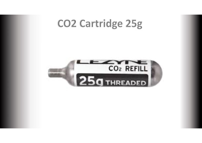 CO2 CANISTER 25g SHOP051