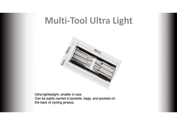 Multitool Aluminium Light Weight SHOP083