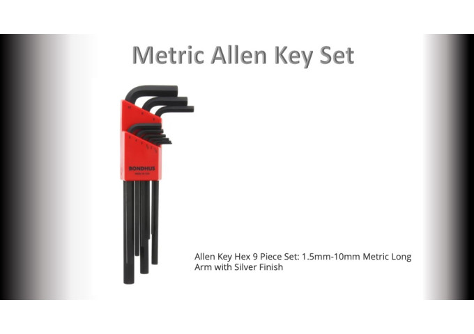 Metric Allen Key Set