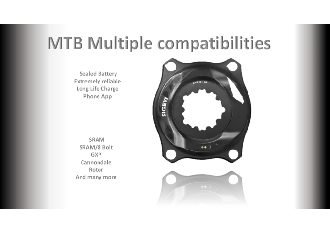 POWER METERS SRAM MTB 104bcd Boost 4 Bolt B002